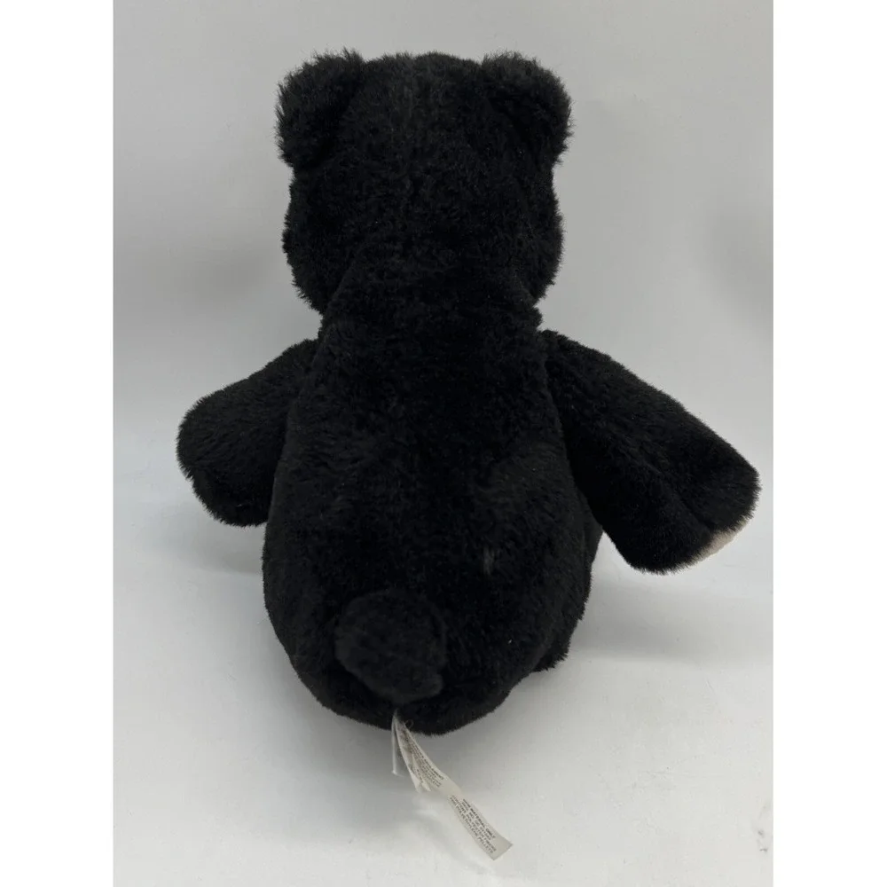 Mary Meyer Plush Black Bear Smiling Soft Floppy Stuffed Bean‎ Bag Toy Lovey 13